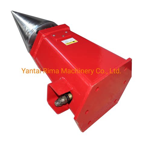 skid steer cone log splitter|cone log splitter for excavator.